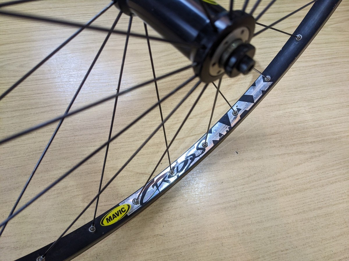 Mavic CROSSMAX Front Wheel Ceramic Coated V Rim Brake Surface Bike