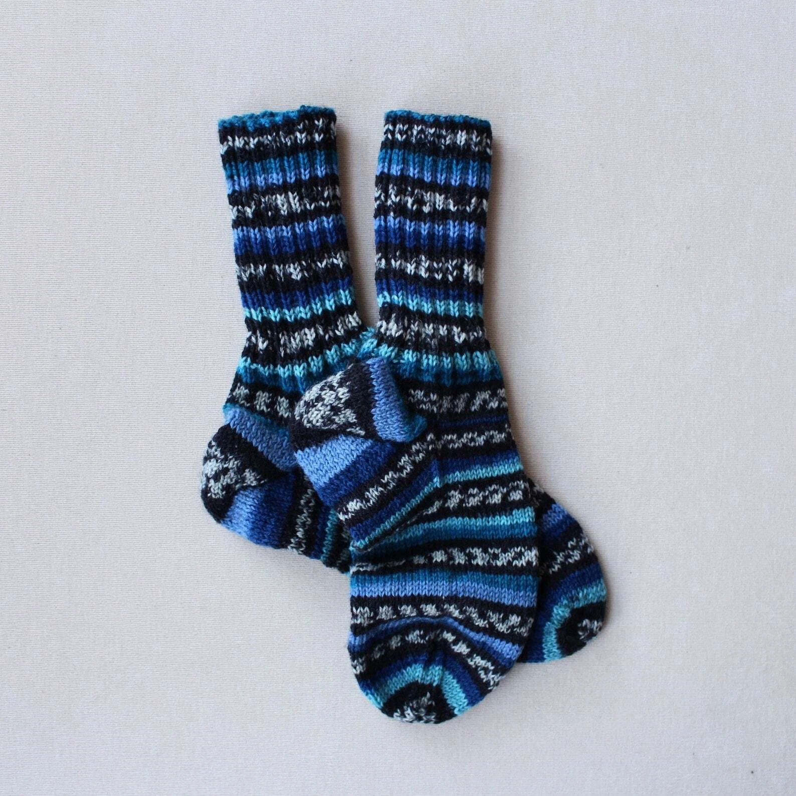 Cozy Wool Multicolor Winter Socks