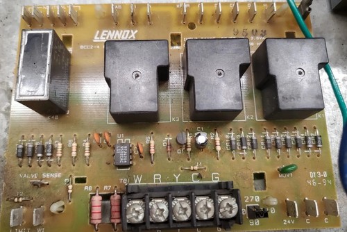 Lennox BCC2-4, LB-87086A control board w/sheet metal cradle and transformer Read - Picture 4 of 7