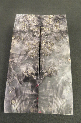 STABILIZED  BOXELDER MAPLE BURL KNIFE SCALES   1.5'' x 5.5'' x .38''  !!!!!