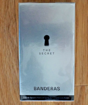 BANDAREAS THE SECRET EAU DE TOILETTE NATURAL SPRAY 3.4fl.oz, NEW
