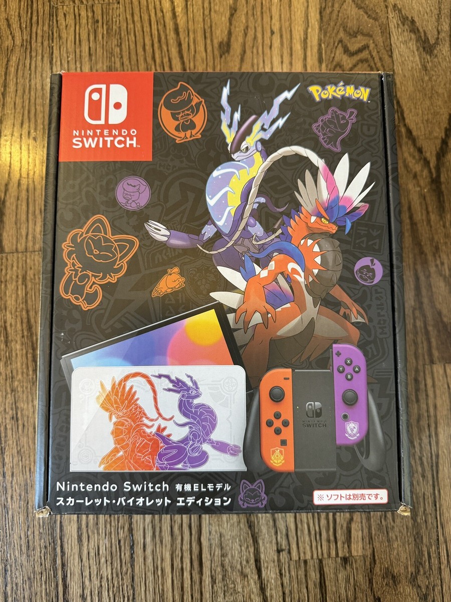 Nintendo Switch OLED Pokémon Scarlet & Violet *EMPTY BOX Nintendo Switch OLED Pokémon Scarlet & Violet *EMPTY BOX