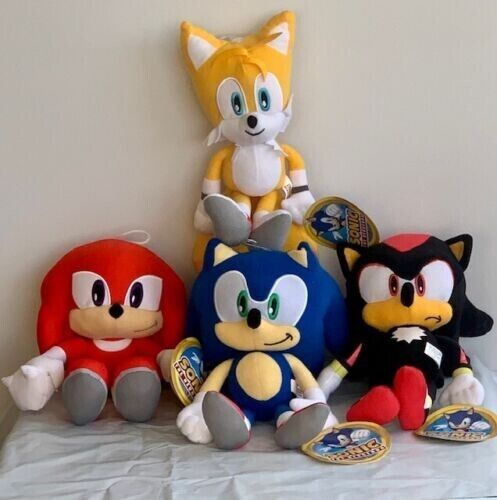 SHADOW Sonic 12 Plush The Hedgehog Stuffed Doll New Tag Authentic