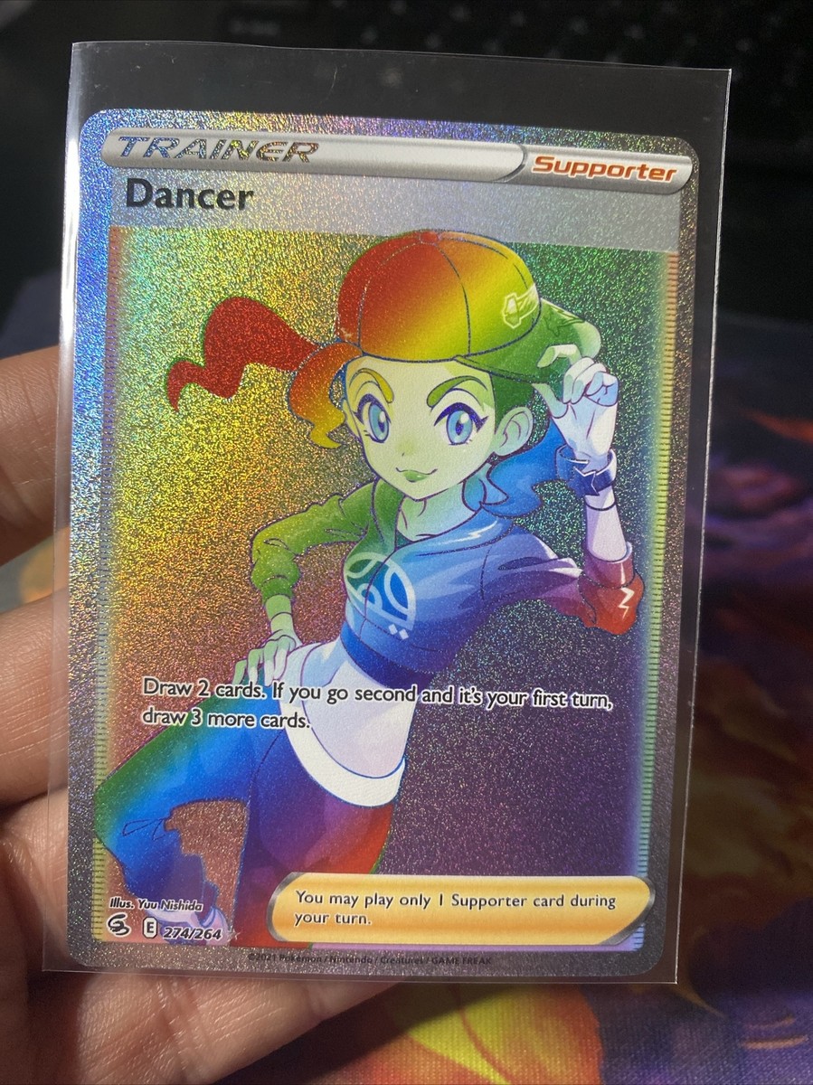 trainer dancer pokemon card value Amazon.com: Dancer - 259/264 - Full Art Ultra Rare - Sword & Shield