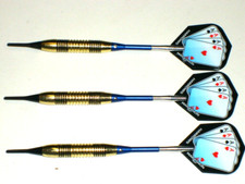 Soft Tip Darts, New 16 Gram Brass with Aluminum Spinning Shafts 3377