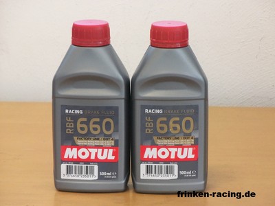 25,60 /l Motul RBF 660 Racing Bremsflüssigkeit 2x500 ml 