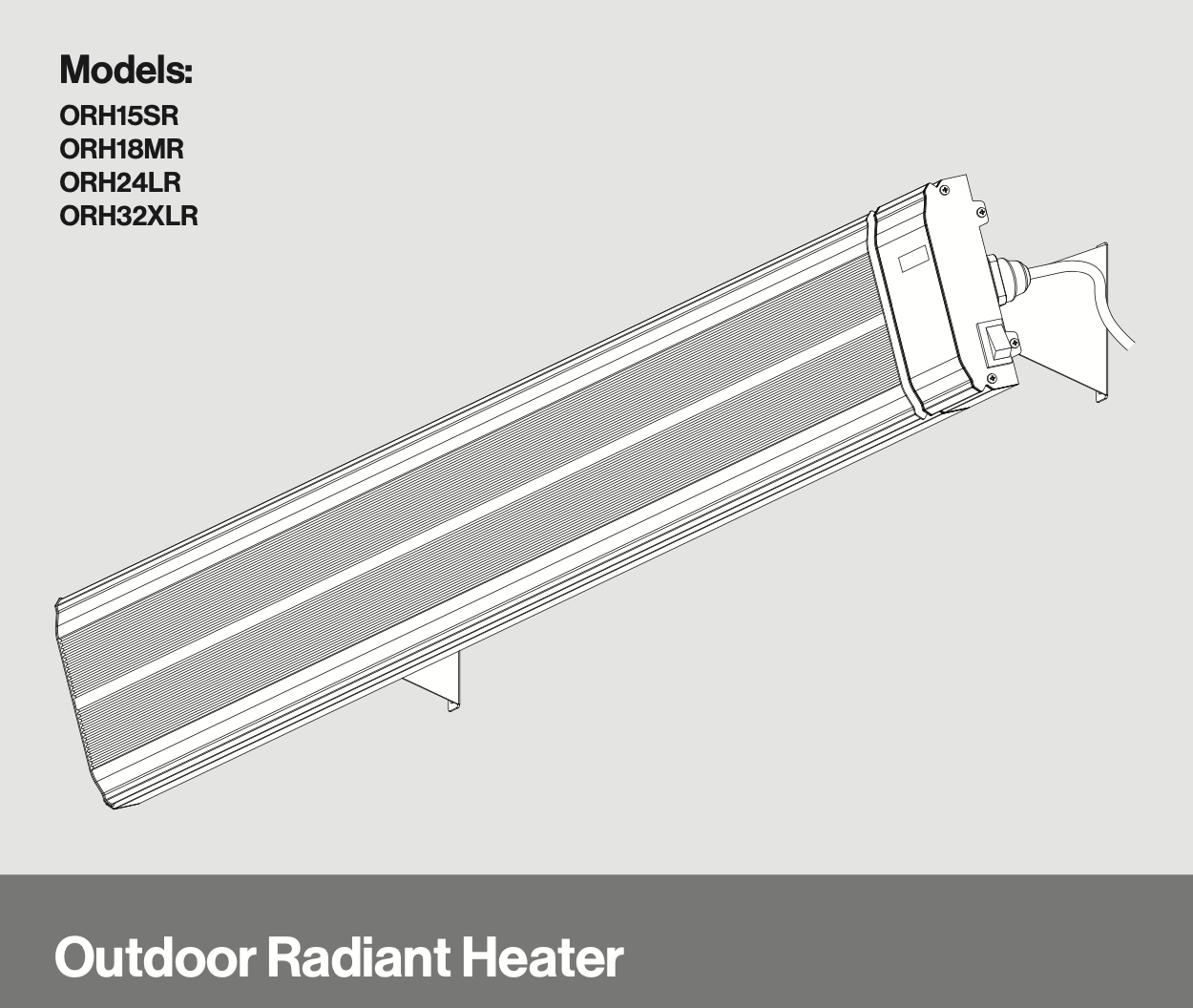 Rinnai ORH24L 2400W Large Outdoor Electric Radiant Heater for sale online |  eBay