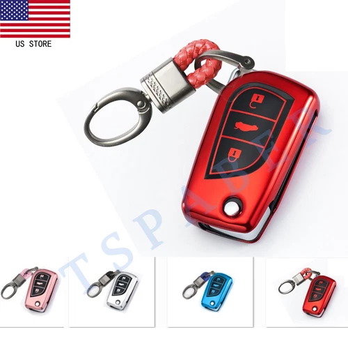 New Car Key Case Shell Remote Key Fob Protector For TOYOTA Camry Corolla RAV4