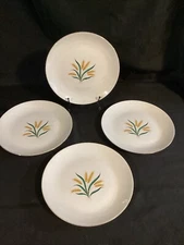 Homer Laughlin 9” Dinner Plates  Set Of 4. Royal Harvest.