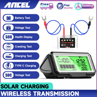QUICKLYNKS BM5-D Auto Battery Tester 12V LED Charging Monitor Diagnosegerät DHL