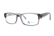 NEW MODERN OPTICAL SLICK GREY AUTHENTIC EYEGLASSES FRAMES 54-17-145MM