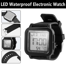 Fashion Men's Sports Watch LED Large Digital Waterproof Multifunction Wristwatch