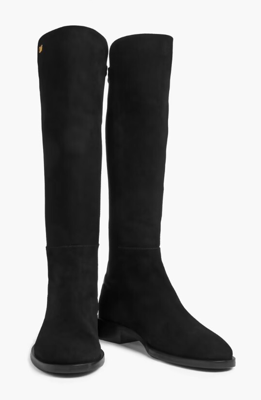 靴 STUART WEITZMAN Keelan City 23 STUART WEITZMAN Keelan microstretch and leather over-the-knee