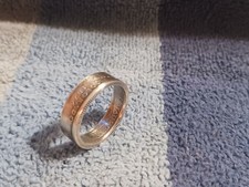 COLORADO State 90 Silver Washington Quarters coin ring 9