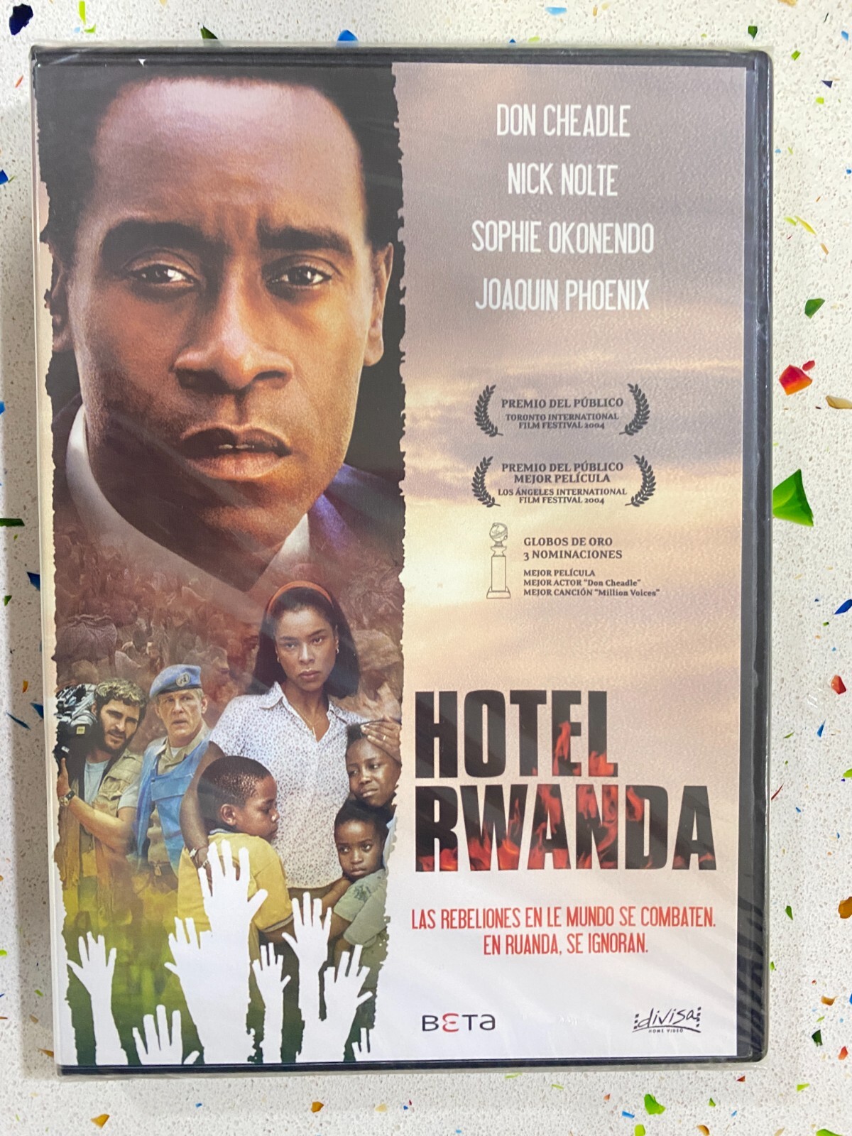 Hotel Rwanda DVD New Sealed Nick Nolte Don Cheadle Sophie Okonedo Rwanda