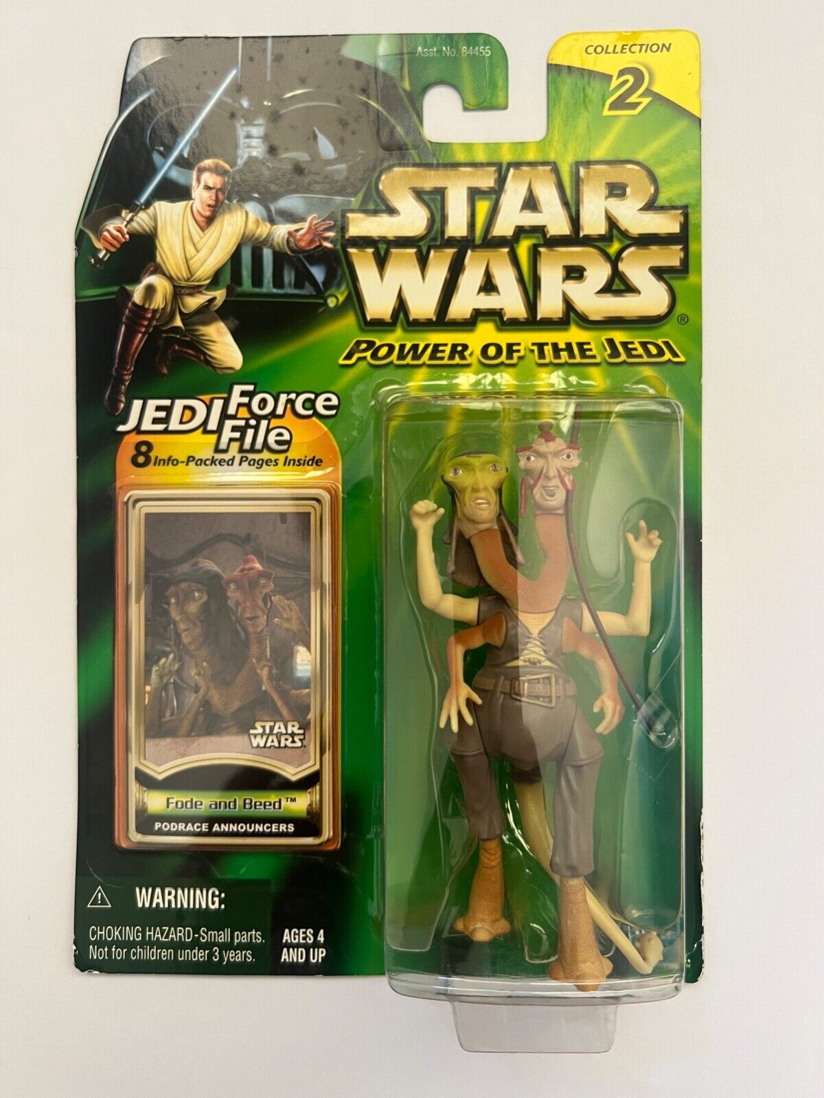 2000 Hasbro Star Wars Power of the Jedi Fode & Beed Podrace Announcers B4