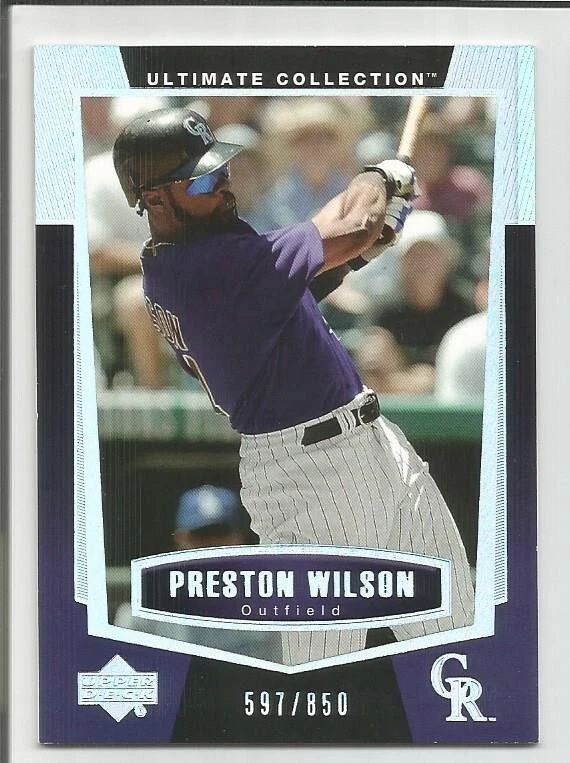2003 Upper Deck Ultimate Collection - Preston Wilson #72 for sale