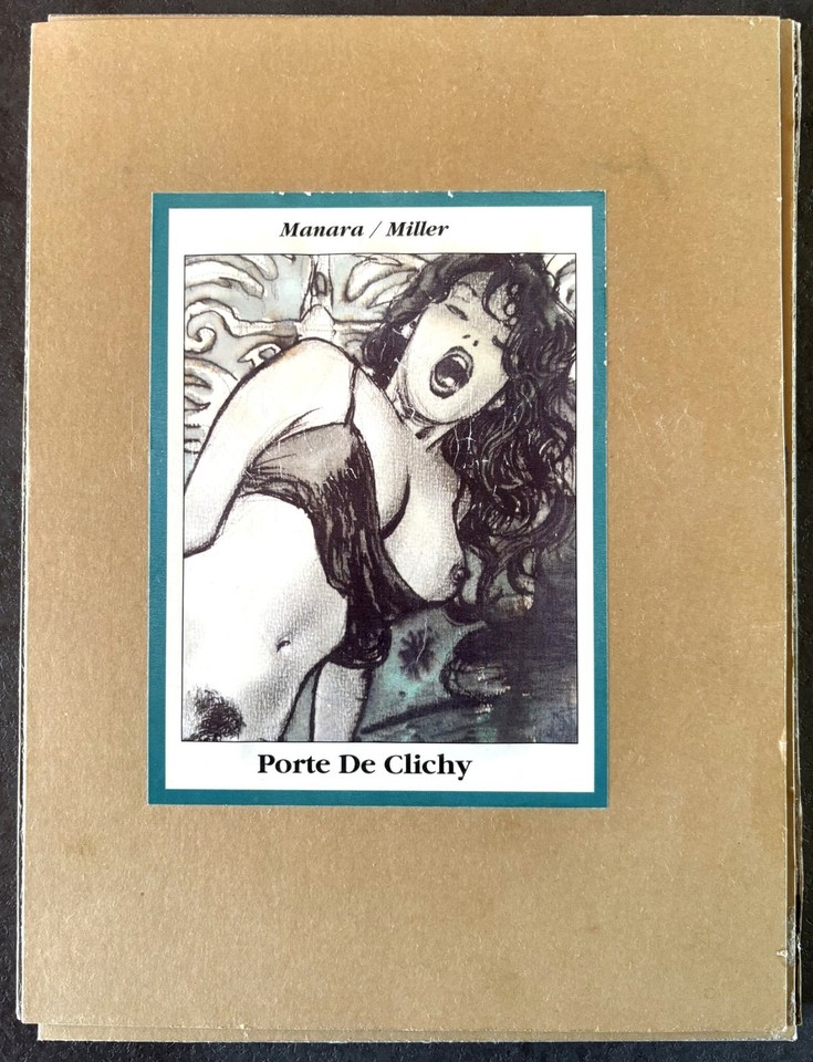 Milo Manara - Portfolio  Porte de Clichy  - Limited Edition Numbered 133/400 Comic Art