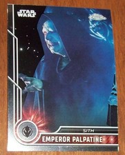Topps Chrome Star Wars Emperor Palpatine Card-72