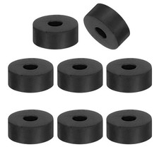 3/4" OD x 1/4" ID x 3/8" Thickness Rubber Washers Round Rubber Spacer,50Pcs