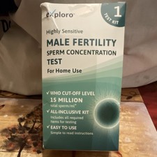 Exploro Highly Sensitive Male Fertility Sperm Concentration Test Kit FDA Eligib  