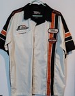 Harley Davidson Racing Screaming Eagle Performance Parts Button Down XL