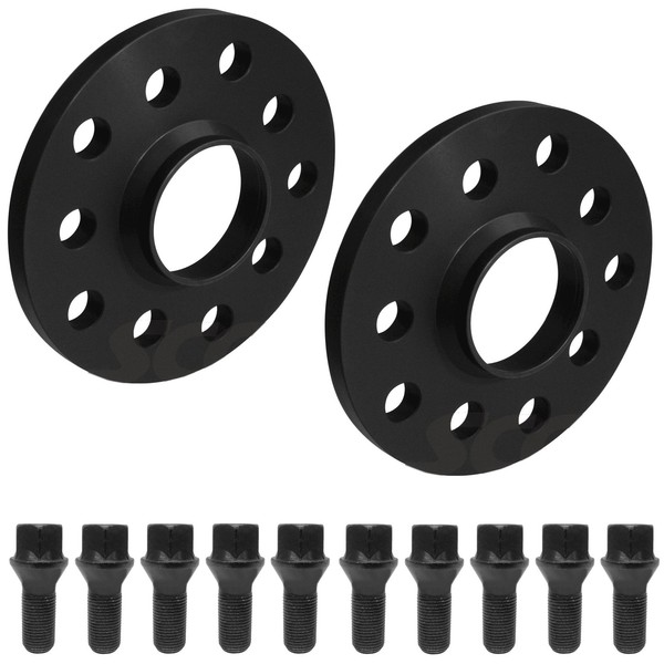SCC Spurverbreiterung 40Mm 2X20Mm 5X120 FüR 5Er BMW F10 + F11 + Radschrauben-image