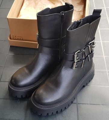 ANOTHER A Damen Stiefeletten Leder Gr. 40 NEU