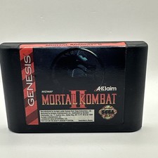 Mortal Kombat II (Sega Genesis, 1994) Cartridge Tested! Great Condition!