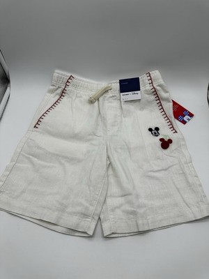 Old Navy x Disney Mickey Mouse Linen-Blend Jogger Shorts Pull On YOU CHOOSE SIZE