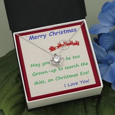 Love Knot Necklace, For Her, Friend, Sister, for Christmas, Anniversary, Birthda