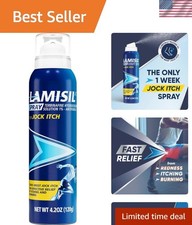 Lamisil Athletes Foot Spray, Antifungal, 1 Week Foot Fungus Treatment, Prescript