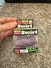NeeDoh Nice Cube Swirl PURPLE/PINK Brand New Sealed 