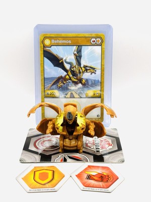 BAKUGAN Aurelus Behemos B200 + Cards & Bakucores