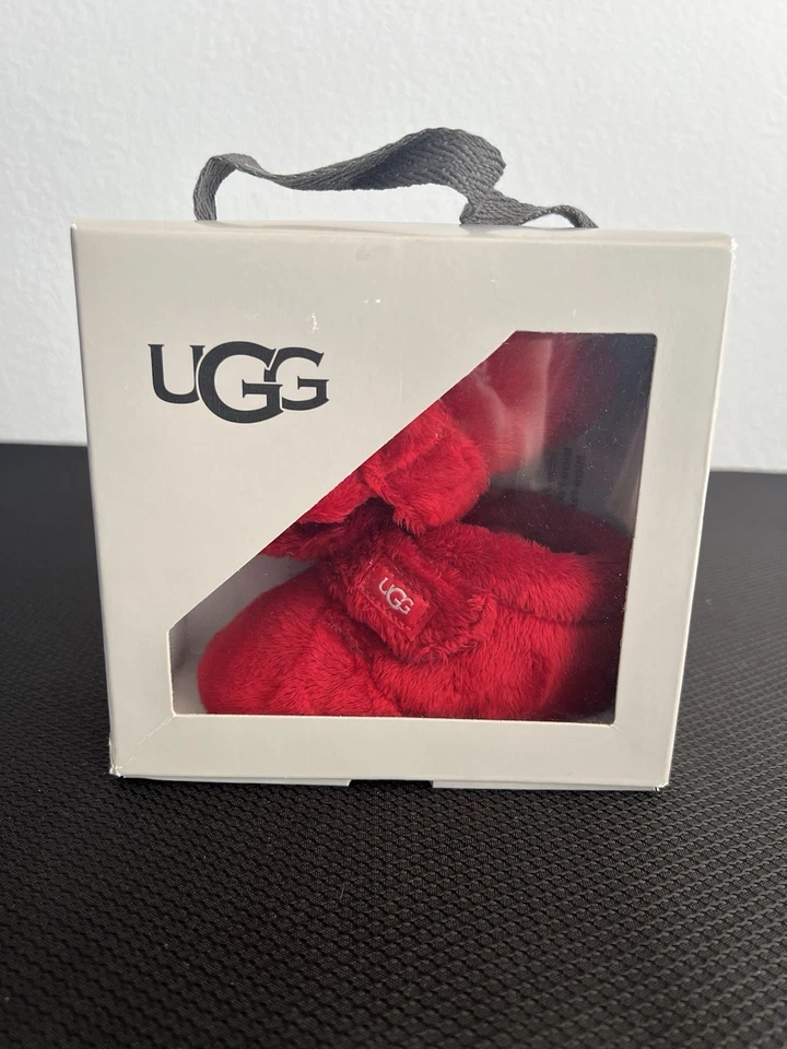 Botines UGG Baby Bixbee rojos talla 12/18 Foto 2 de 4