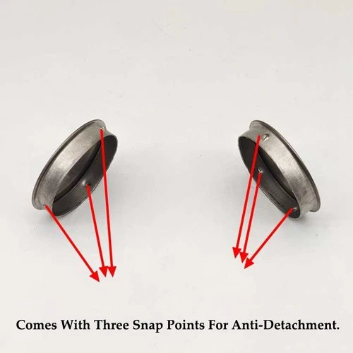 Round Stainless Steel End Cap Cover For Tubing Pipe Inserts Bungs Blanking Plugs - Picture 4 of 12
