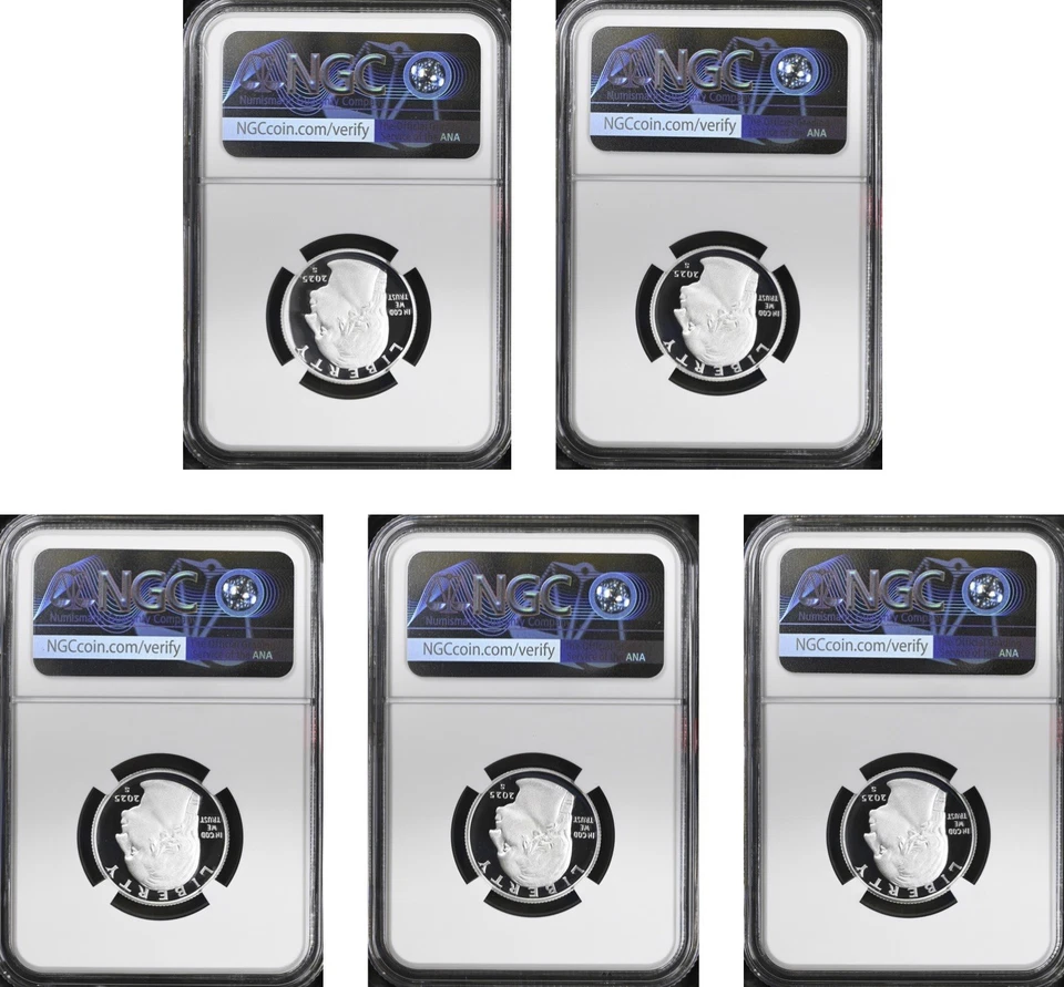 2025 S Silver Quarter Set Amercian Women Limited Edition NGC PF70 Ultra Cameo TU - Image 2 of 2