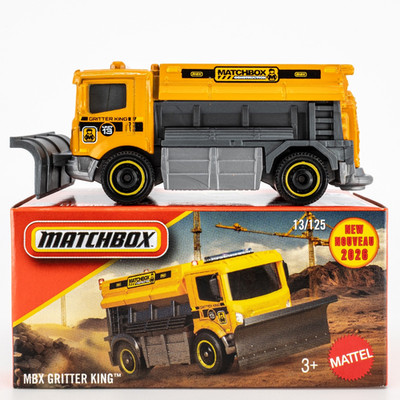 2026 Matchbox Power Grabs #13 MBX Gritter King AMBER YELLOW | CONSTRUCTION | FSB