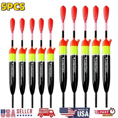 5pcs Fishing Floats Bobbers Slip Bobbers for Fishing Balsa Float Crappie Fishing
