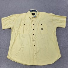 Chaps Ralph Lauren Shirt Mens XL VTG 90s Pocket Embroidery Pockets Button Down