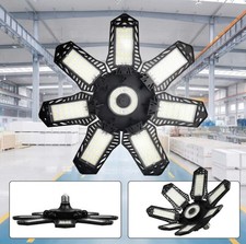 Garage Lights Deformable Foldable LED Bulb Ceiling Warehouse Workshop Lighting