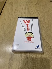 Work Time Fun (WTF) PSP Video Game CIB Very Good Condition