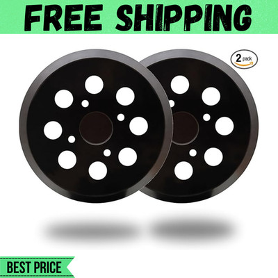 2 Pack 5 Inch 8 Hole Hook and Loop Sander Pad for Ridgid R2600, R2601 5''