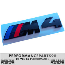 BMW M4 BADGE IN GLOSS BLACK F82 / F83 / G82 / G83