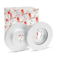 2x FERODO DDF492C PREMIER Coat+ Disco freno Anteriore per HONDA CRX II (ED, EE)