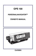GARMIN GPS 100 PERSONAL NAVIGATOR OWNERS MANUAL REPRINTED A4 COMB BOUND