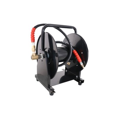 5000 PSI 3/8'' x 200' Hose Reel for High Pressure Power Washer and Sewer Jetter