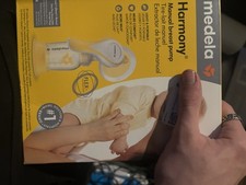 Medela Harmony Single Manual Breast Pump with Collection Bottle  Accessories