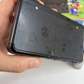 New Nintendo 3DS: Black Mario Friday Edition Console In Box US Model Charger
