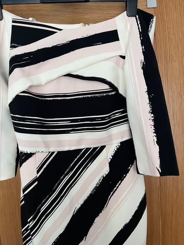 Coast Dress size 10 multi colour (pink black and white ) good length, very comf - Picture 5 of 9